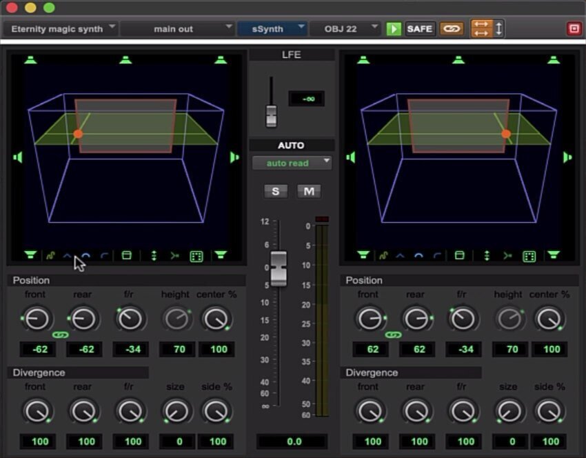 Panner Elevation Mode