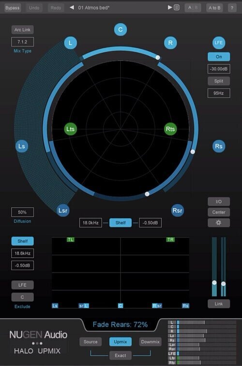 Nugen Audio Halo Upmix plugin